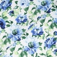 thumbnail image 4 of Waverly Inspirations 2 Yard Precut 100% Cotton Duck Fabric, Bl Blooms, 45" Wide for Quilting & Sewing, 4 of 7