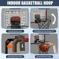 thumbnail image 6 of Beefunni Indoor Basketball Hoop for Kids, Over The Door Basketball Hoop with LED Lighting, Basketball Game Toys with Scoreboard & 3 Balls, Mini Hoop Basketball Gifts for 5-12 Boys Girls(Red), 6 of 7