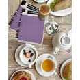 thumbnail image 4 of Purple Black Kitchen Dish Towels for Drying Dishes Set of 4, Farmhouse Striped Modern Abstract Art Waffle Weave Microfiber Hand Tea Bathroom Towels Quick Dry & Absorbent Towel 15.7x23.6, 4 of 7