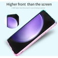 thumbnail image 6 of Galaxy S23-FE Case: Translucent Women Girls Reinforced Corners TPU Shock-Absorption Flexible Gradient Color Samsung Galaxy S23 FE Phone Case Cover-(Pink Teal), 6 of 7