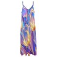 thumbnail image 4 of Vibe Blooming Tulips Design Sleeveless Dress Woman Fashion Long Dresses Women's Summer Suit Dress 2025, 4 of 7