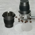 thumbnail image 4 of TIERPOP Coffee Dosing Cup Metal Coffee Dosing Cup Coffee Filter Coffee Powder Transfer Efficient Tool for Coffee Machine, 4 of 15