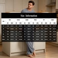 thumbnail image 3 of YNGKMEA Mens Pajama Set Elastic Waist Two Piece Sets 2026 Fall Pajamas Sleepwear Cozy Long Sleeve Daily Pjs with Pockets Blue M, 3 of 6