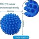 thumbnail image 2 of 3 pcs blue laundry balls for dryer, non-melting New softer material dryer - clothes come out soft fluffy less wrinkles, 2 of 5