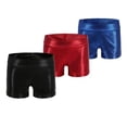 thumbnail image 2 of 3 Pack Toddler Little Girls Glitter Athletic Gymnastics Shorts, Uccdo Big Girls Sparkle Ballet Dance Shorts 3-14 Years, 2 of 7