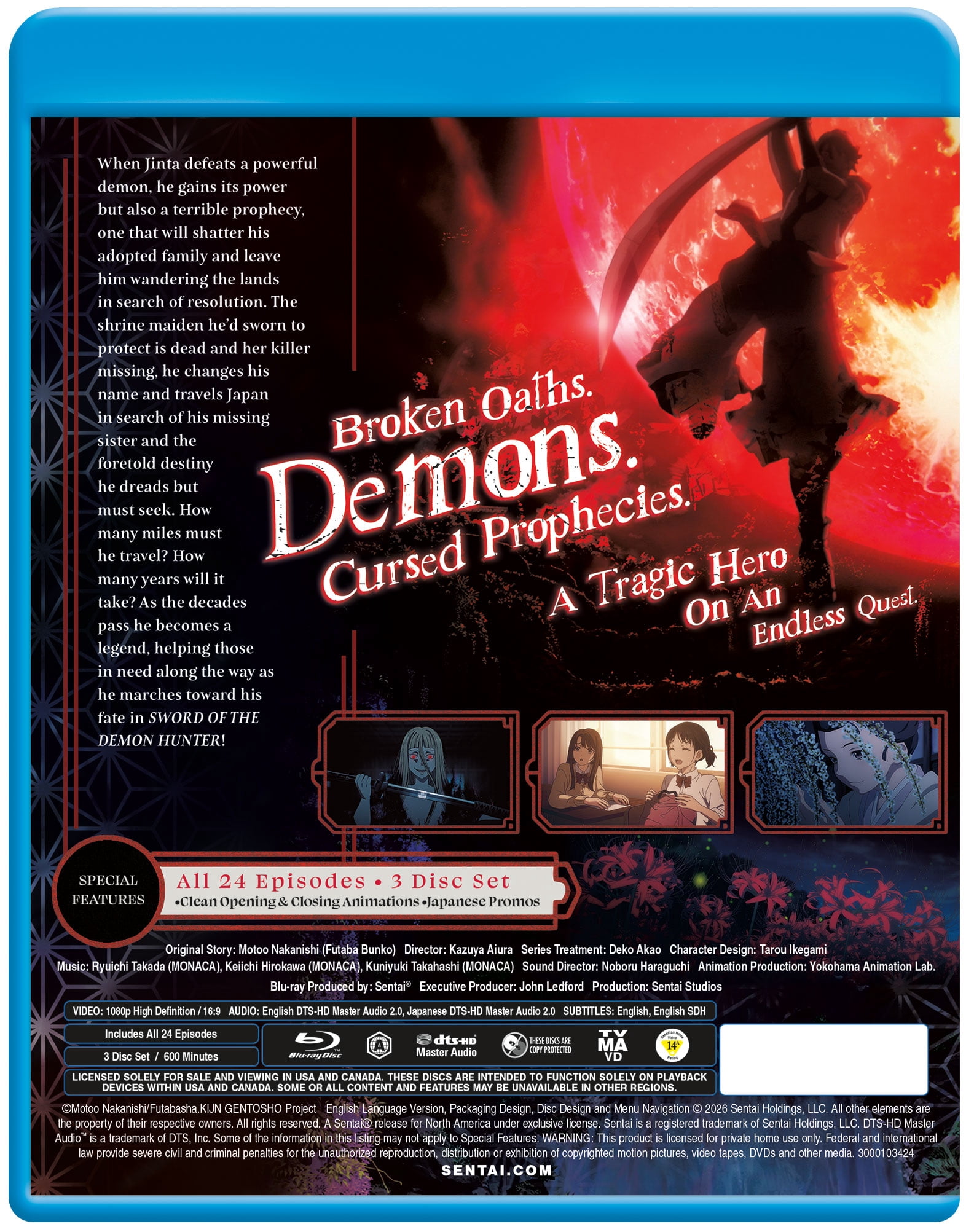 Sword of the Demon Hunter: Season 1 Collection (Blu-ray), Anime, AMC
