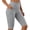 Gray, variant on Women Bike Shorts Yoga Gym Leggings Workout Pants Comfy Solid Color High Waisted Athletic Pants with Pockets