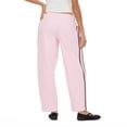 thumbnail image 5 of Forever 21 Women’s Barrel Leg Joggers with Side Stripe Detail, Relaxed Drawstring Sweatpants for Casual Everyday Styling, XS-XL, 5 of 6