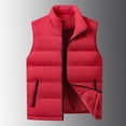 thumbnail image 4 of Baberdicy Women's Plus-Size Quilted Vest, Hooded Mid-Length Gilet, Layering for Hikes & Shopping , Plus-Size Quilted Vest, Hooded Mid-Length Gilet, Winter Warmth Red 3Xl, 4 of 5