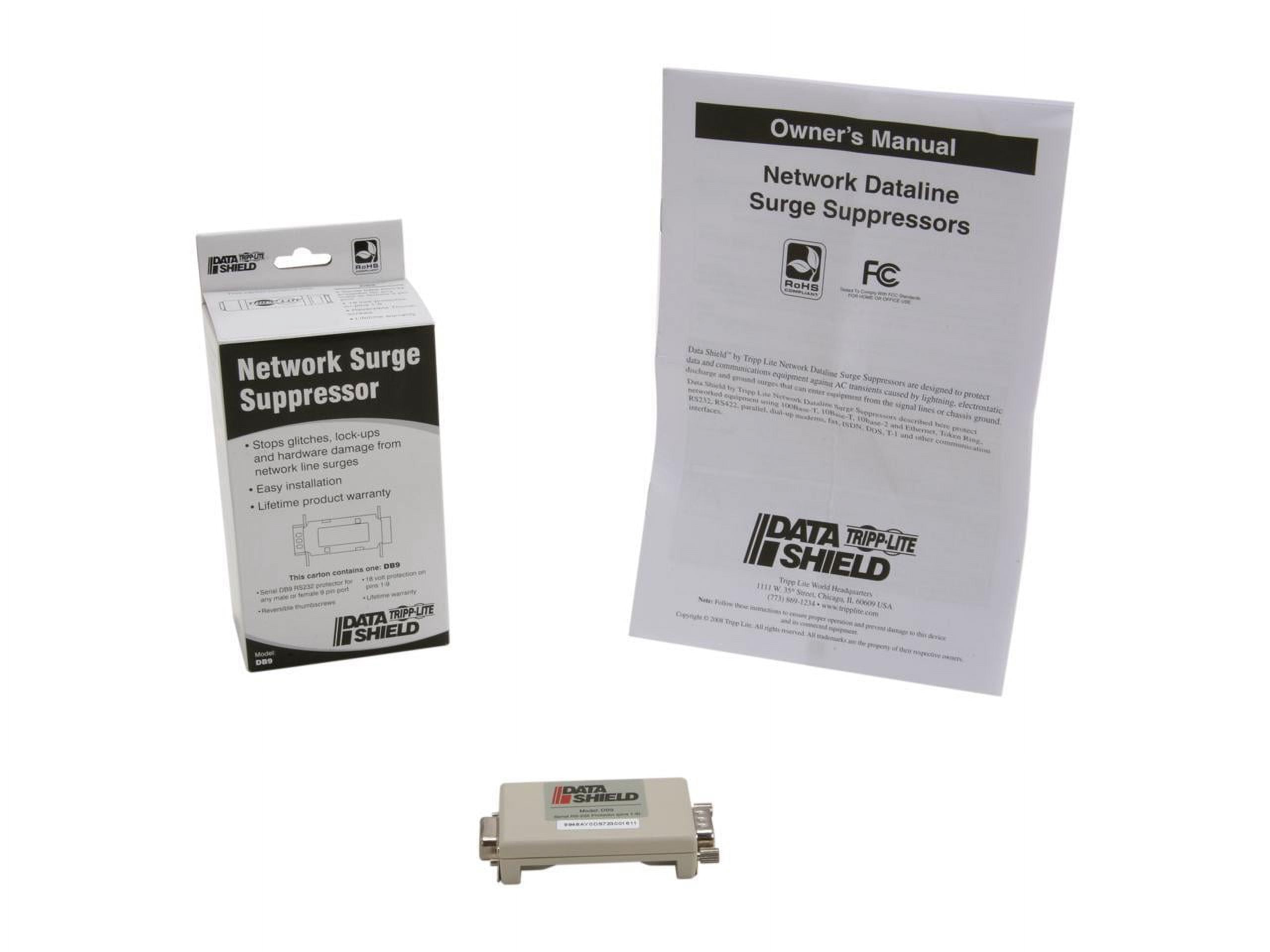 Tripp Lite DataShield Serial In-Line Surge Protector, DB9