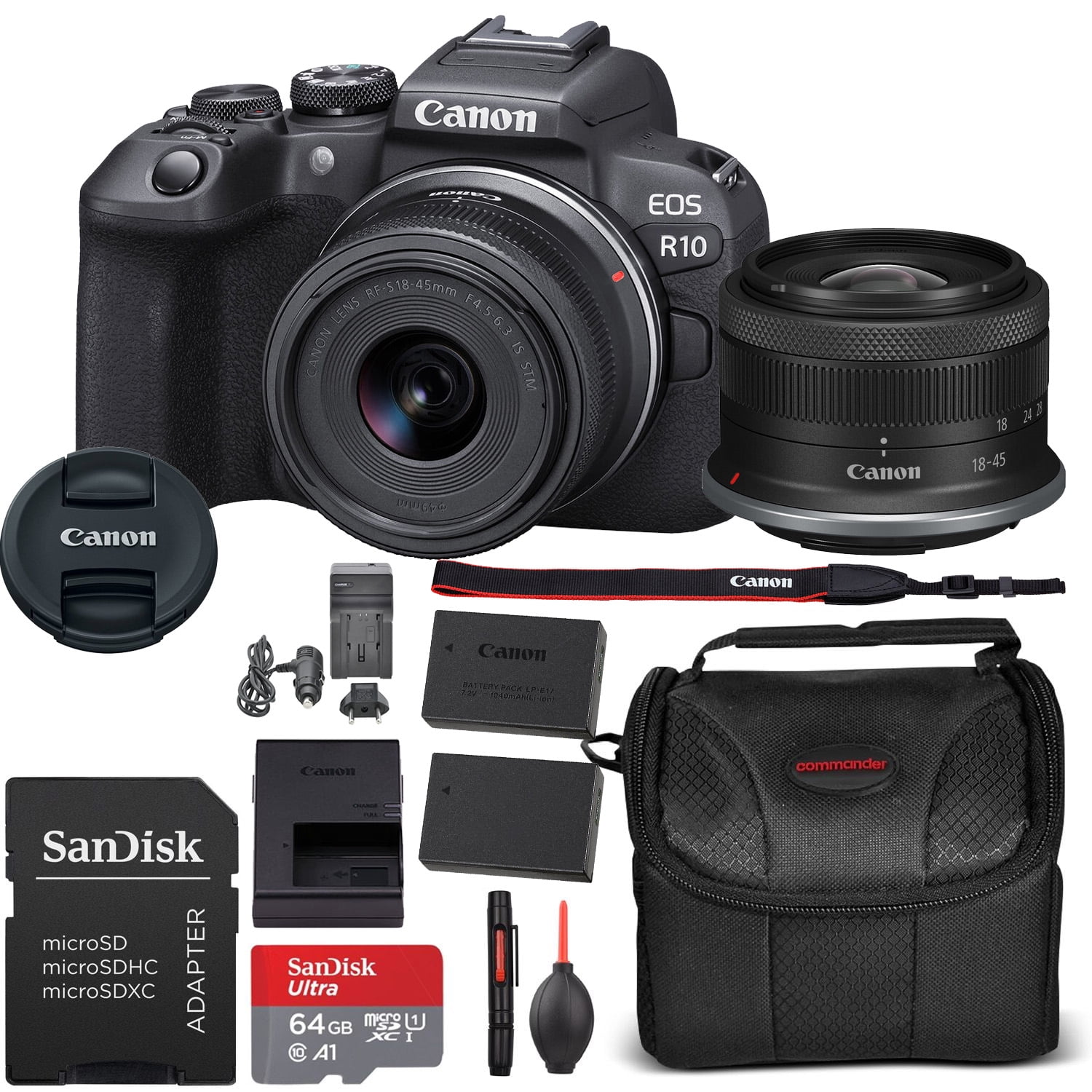 Canon EOS 80D DSLR Camera with 18-135mm Lens Deluxe Bundle
