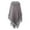 S#Gray, variant on RYDCOT Women's Plush Collar Warm Tassel Cape Scarf Knit Pullover Poncho Sweater Cape Shawl Wrap Winter Sweater Batwing Sleeve One Size Clearance