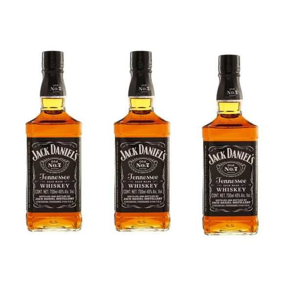 Pack de 3 Whisky Jack Daniels 700 Ml