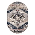 thumbnail image 2 of Unique Loom Tucson Collection Area Rug - Tubac (4' x 6' Oval Gray/Black), 2 of 5