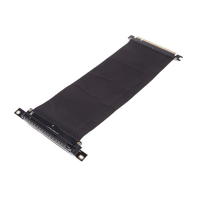 20cm Adaptador de cable flexible Pci Express Pcie3.0 16x a 16x Tarjeta vertical de ángulo de 90 grados