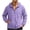 Purple, variant on Men's Lightweight Hooded Sun Protection Jacket, 100% Polyamide Breathable Full Zip Up Windbreaker, Casual Outdoor Hiking Travel UV Protection Coat for Men S-3XL