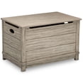 thumbnail image 2 of Delta Children Monterey Farmhouse Kids Bedroom Hope Chest Toy Box, Rustic White, 2 of 5