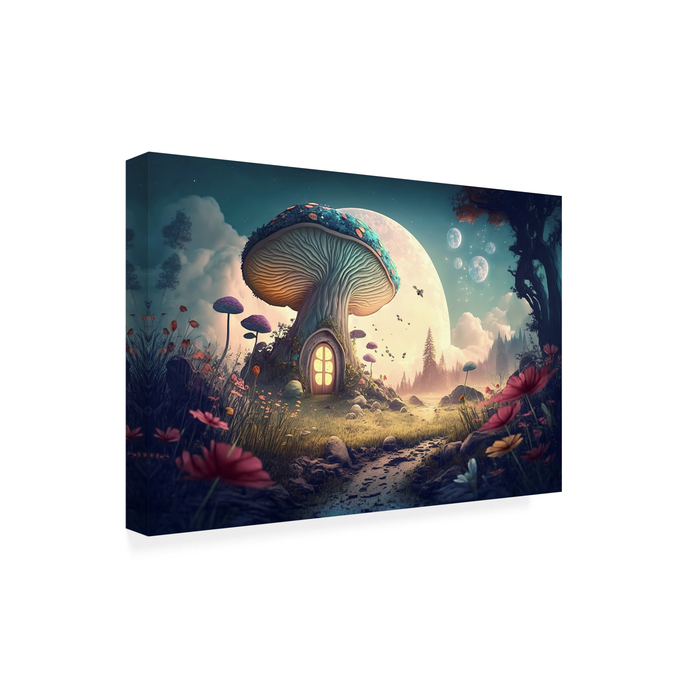 Canvas Wall Art - Ray Heere 'Fairytale Landscape 11' Wall Art for Living Room, Bedroom, or Office Décor by Trademark Fine Art - 24 x 16 Inches