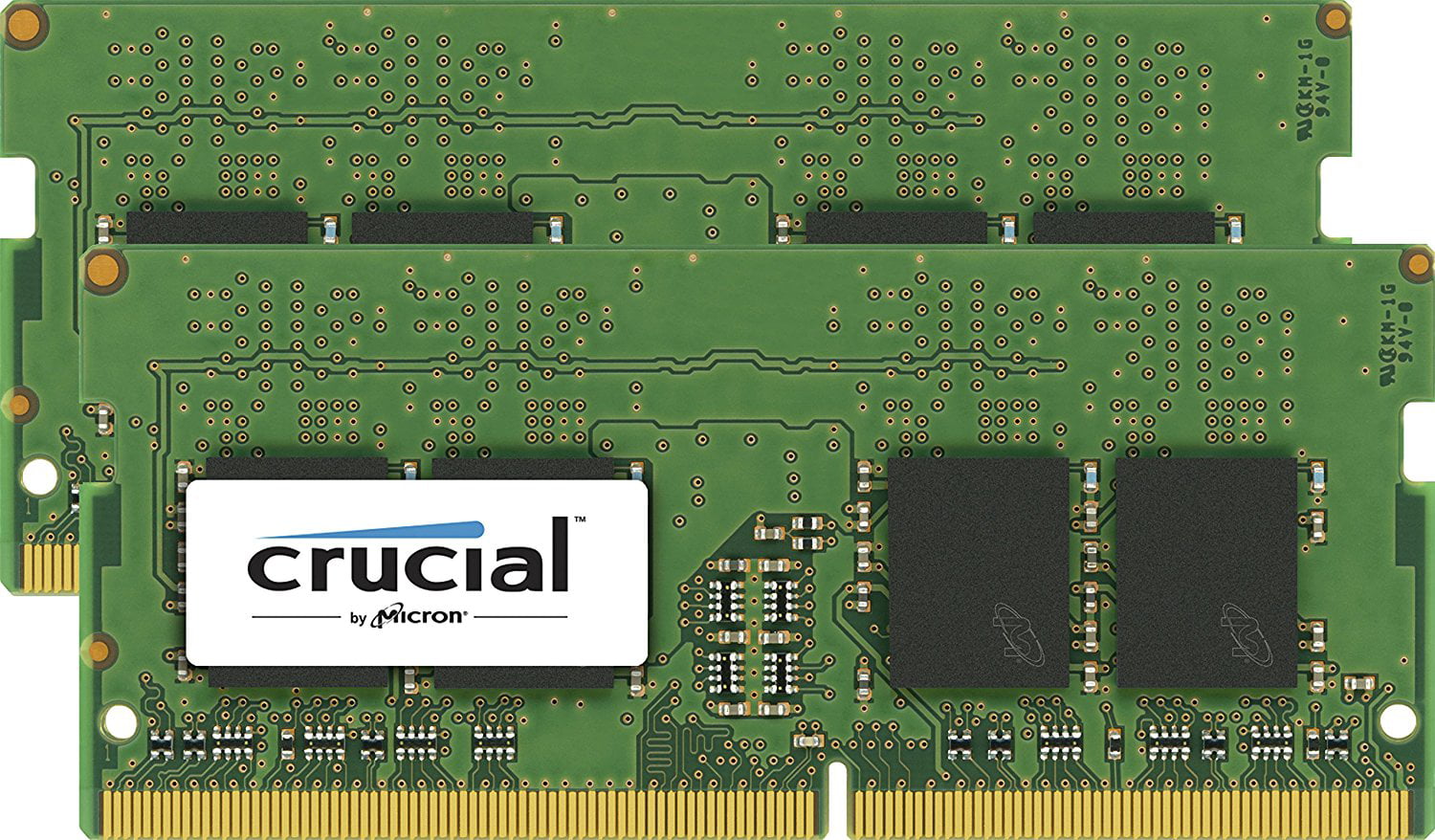 Crucial 32GB Kit (16GBx2) DDR4 2400 MT/s (PC4-19200) DR x8 Unbuffered  SODIMM 260-Pin Memory - CT2K16G4SFD824A