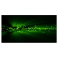 thumbnail image 2 of Blurred Bright Green Lights - Large Landscape Photo Canvas Art Print, 2 of 3