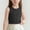 Black, variant on Boys Girls Tank Top Kids Plain Crew Neck Vest Tops Teen Summer Casual Sleeveless T Shirt Leisure Loose Fit Workout Sports Tee Black 12-13 Years