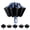Blue, variant on Reverse Umbrella - Wind-Resistant Automatic Folding Umbrella with Reflective Trim & UV-Blocking Coating