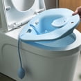thumbnail image 3 of Vaginal para hemorroides con exprimi de bidé para perineal para diario en el hogar, baño de asiento, bañera de desintoxicación, Azul Baoblaze  Bañera de asiento para inodoro, 3 of 7