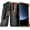 Black / Orange, variant on Defender Case for Samsung Galaxy S25 with Belt Clip, Kickstand, Dual-Layer, Black/Blue
