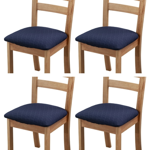 4pcs Dining Room Kitchen With Ties Chair Seat Cover Furniture Or Com Ties Chair Seat Cover Furniture, Dining Chair Padded Seat Covers