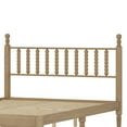 thumbnail image 5 of MODERNLUXE Queen Size Wood Platform Bed,Retro Bed Frame with Gourd Shaped Headboard and Wooden Slat Support,Natural, 5 of 7