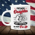 thumbnail image 4 of Personalized Daddy & Daughter Mug For Dads With Custom Name - Dad Coffee Mugs Tea Cup 11oz 15oz - Birthday Christmas Father's Day Gifts From Daughter For The Best Daddy (Partners In Crime), 4 of 7