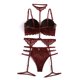 thumbnail image 4 of Conjunto de Liguero con Sujetador de Encaje Lencería Elegante y Exquisita para Mujer para Noche de Bodas de Miel y Más ANGGREK  Otros, 4 of 8