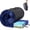 Navy Blue, variant on DHOLE 4 Inch Gel Memory Foam Camping Mattress, CertiPUR-US Certified Thick Sleeping Pad, Waterproof & Soft Fleece Top, Portable Roll-Up Mat with Multi-Function Storage Bag & Pillow for Tent Camping