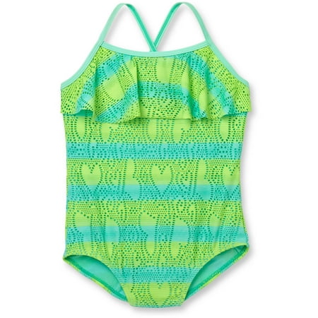 Girls' One Piece Swimsuit Sherbet Ombre
