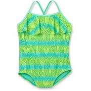 Girls' One Piece Swimsuit Sherbet Ombre