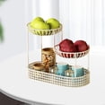 thumbnail image 3 of Cesta de frutas de 3 capas, centro de mesa multiusos, estante para ahorrar espacio para verduras, soporte para frutas, bocadillos, cebollas, papas,, 3 of 6