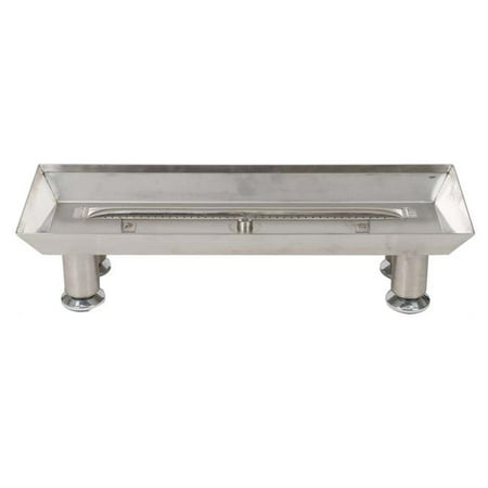 

Dagan LBPS-18 Burner Pan with Straight Burner Stainless Steel