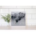 thumbnail image 2 of He Is Good Misty Whitecap Mountains 12 x 12 Wood Wall Sign Plaque, 2 of 4
