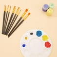 thumbnail image 3 of 1Sets 10Pcs Nylon Paint Brushes 162mm 3Pcs Plastic Watercolor Oil Palette 169x9mm Paint Brush Set Drawing Arts Crafts Supplies for Painting, 3 of 3