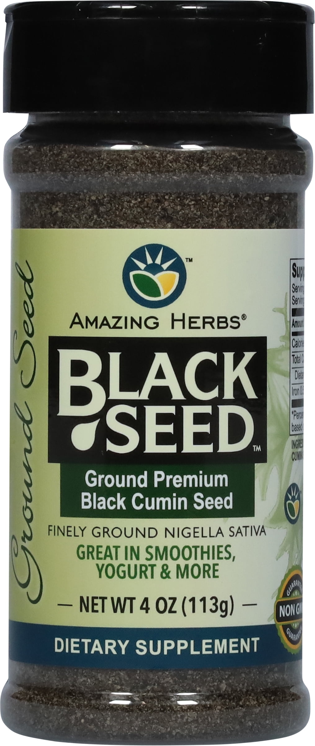Black Seed Black Cumin Seed - Ground - 4 oz