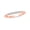 Pink - Gold Vermeil Plated silver, variant on 1/10 Ct Natural Diamond Stackable Band Ring for Women in 925 Sterling Silver White Yellow and Rose Gold Minimal Wedding Anniversary Jewelry Gift for Her