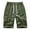 Army Green, variant on Kvture Mens Cotton Cargo Shorts Elastic Waisted Drawstring Work Shorts Big & Tall Stretchy Lounge Shorts Solid Color Multi Pockets Workwear Shorts Army Green L