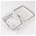 thumbnail image 2 of Nap Box Fiber Optic Splitter Box PLC Outdoor Indoor Fiber Optic Terminal Box PLC Distribution Box 12 Core FTTH Box,1 * Nap Box Fiber Optic Splitter box,White, 2 of 6