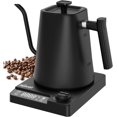 thumbnail image 1 of 1L Stainless Steel Electric Kettle with Temperature Control, Gooseneck Spout, 24-Hour Keep Warm Function, Electric Kettle with Temperature Display, 1200W, Black, 1 of 5