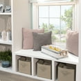 thumbnail image 4 of Sagebrook Home Set Of 2 16/19" Wooden Trays With  Rope Handles, White, Rectangle, Wood, Transitional, 19"L X 10"W X 5"H, Solid Color, 4 of 4