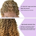 thumbnail image 2 of Lyricalhair Box Braided Wig for Black Women 18" Hand Braids Lace Front with Baby Hair Wigs Micro Twist Cornrow Braid Synthetic Hairpiece, 2 of 5