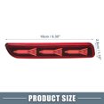 thumbnail image 4 of Unique Bargains LED Rear Bumper Reflector Fog Brake Tail Light Red Light for Suzuki Ciaz 2014-2018 Red Lens 1 Pair, 4 of 6