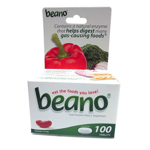3 Pack - Beano Food Enzyme Dietary Supplement, Tablets ... 3 Pack - Beano Food Enzyme Dietary Supplement, Tablets ...