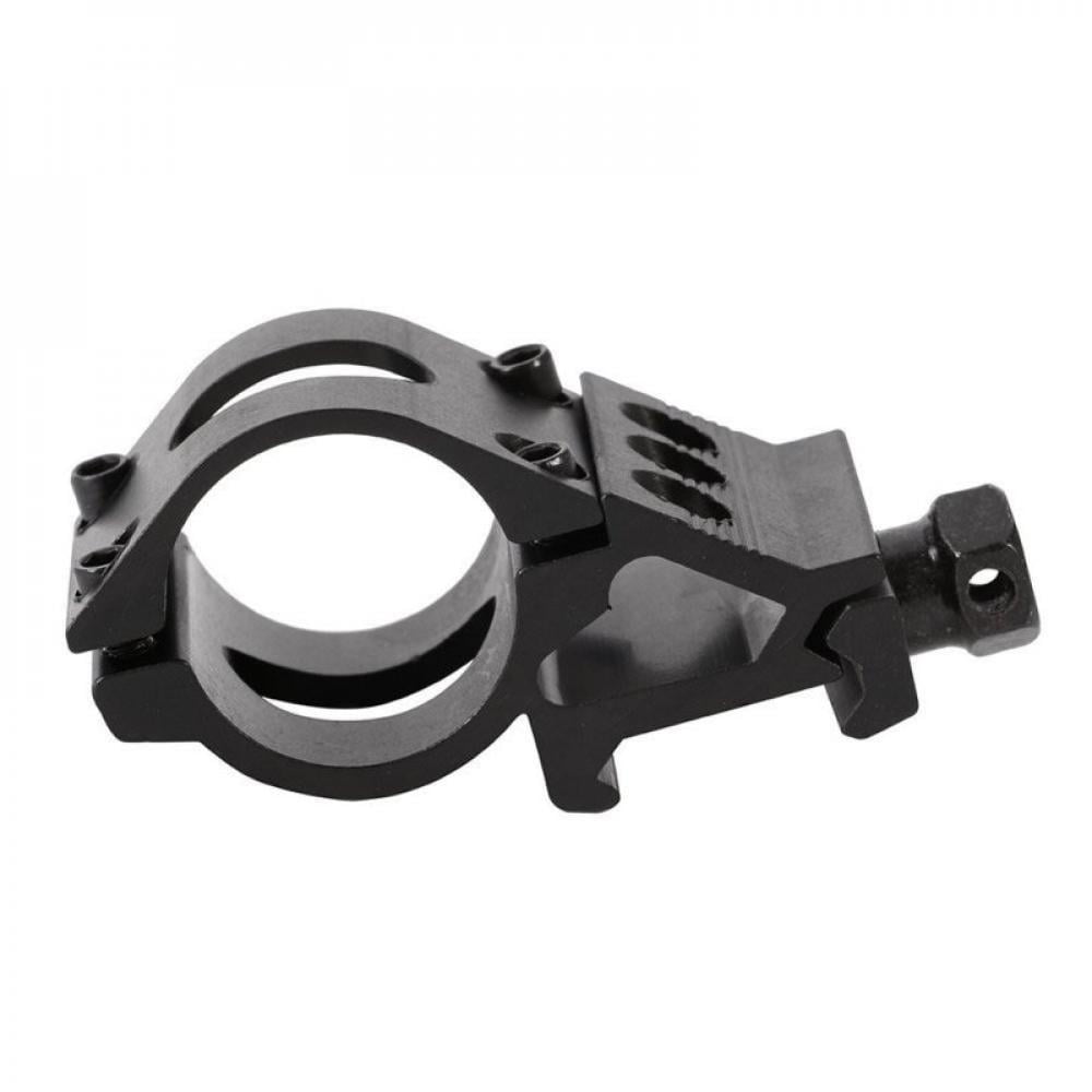 Tactical Flashlight Torch Mount with Picatinny Weaver Rail Sight Mount Black 