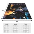 thumbnail image 2 of Prince 'Purple Rain' Flannel Blanket Funny Ultra-Soft Micro Warm Throw Blanket Fleece Blanket Interesting Gift 80"X60", 2 of 9